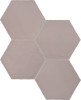 Gemstone Blush 6×7 Hexagon Field Tile Glossy