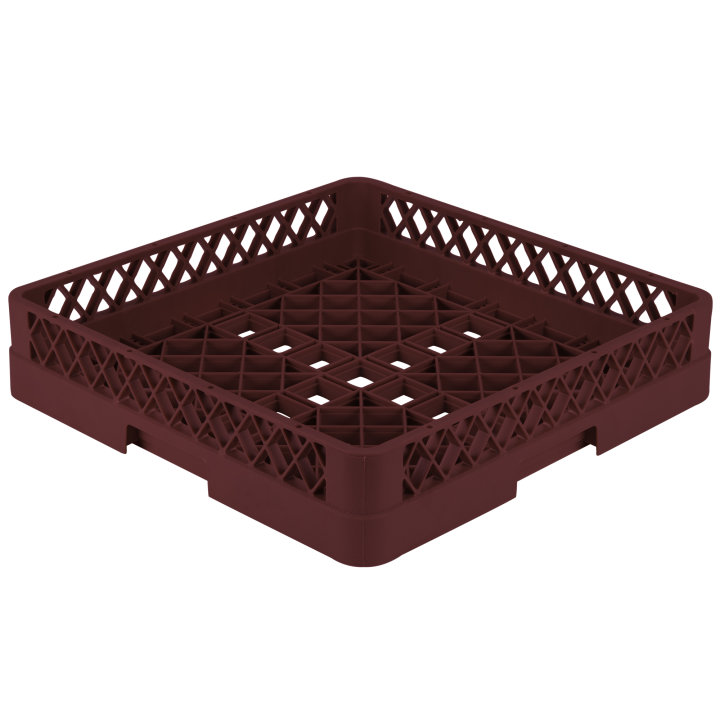 Square Traex® Full-Size Open Rack in Burgundy