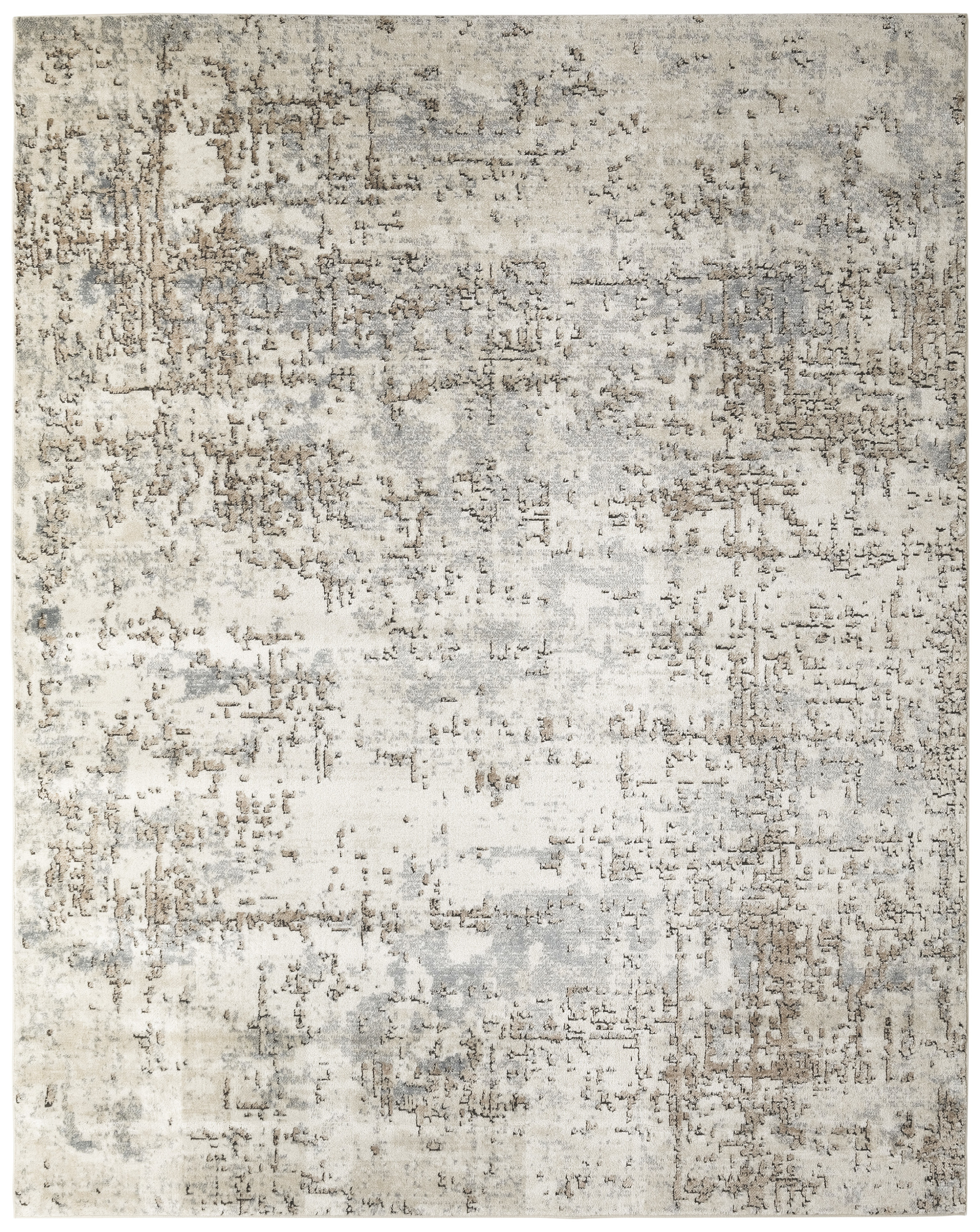 Nourison Quarry 7'10" x 9'10" Ivory Beige Modern Indoor Rug