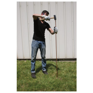 NVENT ERICO-611380-ERITECH® POINTED COPPER-BONDED GROUND ROD, 8 FT. X 1/2 IN., 10 MIL