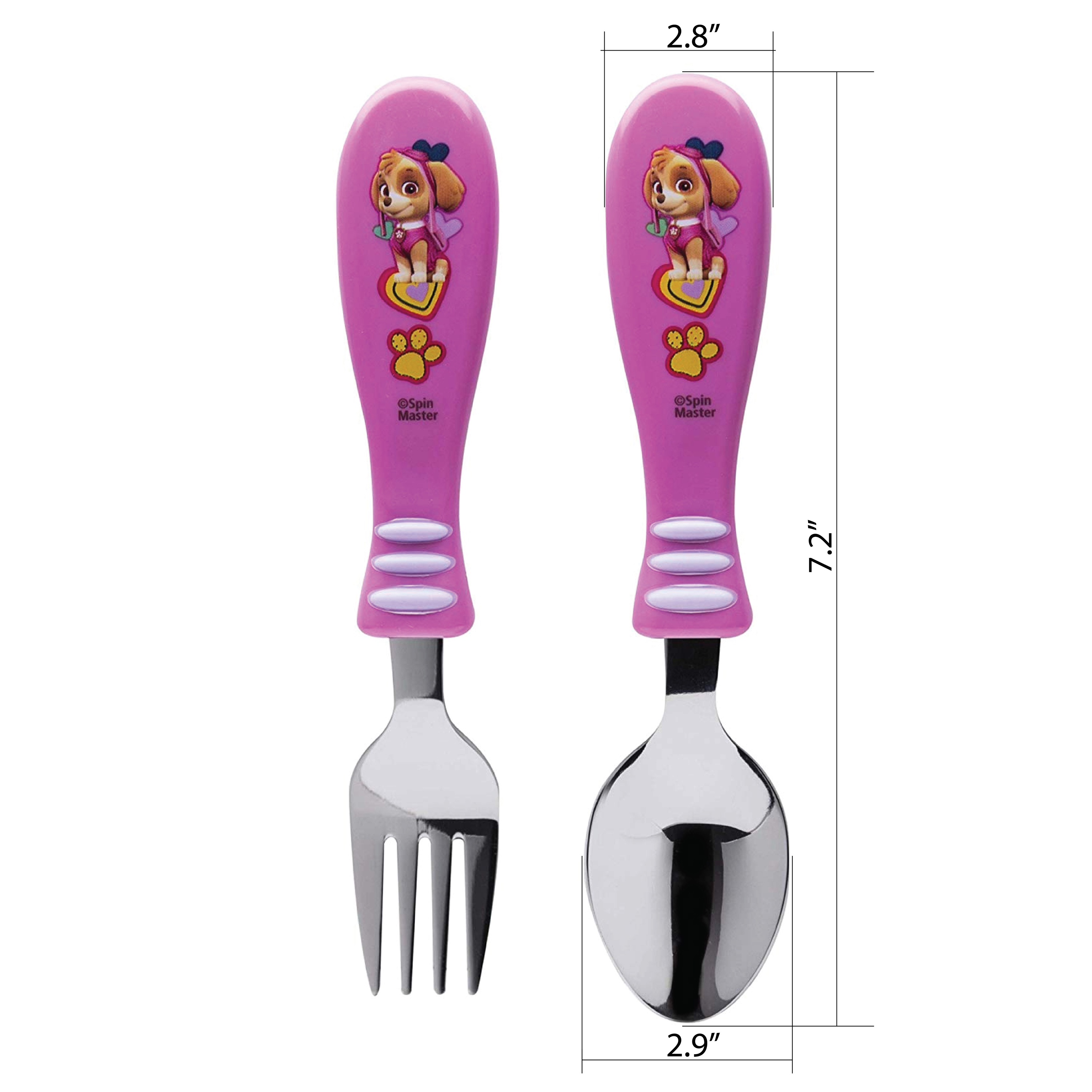 Paw Patrol Kid’s Dinnerware Set, Skye, Everest and Marshall, 3-piece set