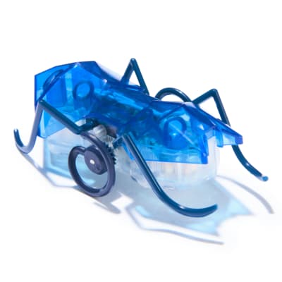 HEX BOTS Robotic Micro Ant, Autonomous Mechanic Insect Toys for Kids, Adjustable Robotic Ant Figure, Robot Toys for Boys & Girls Ages 8 & Up, Blue