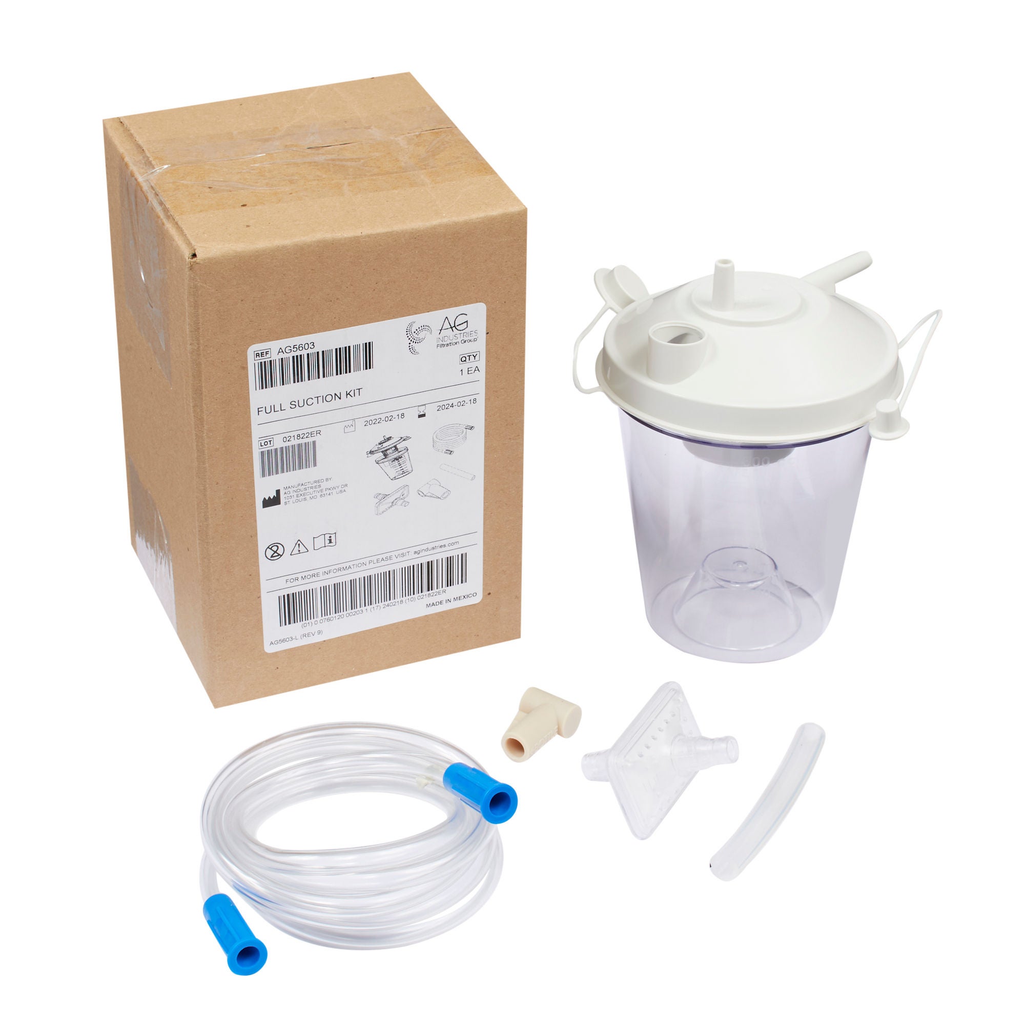 Home Health Medical Equipment Suction Canister, 800 mL