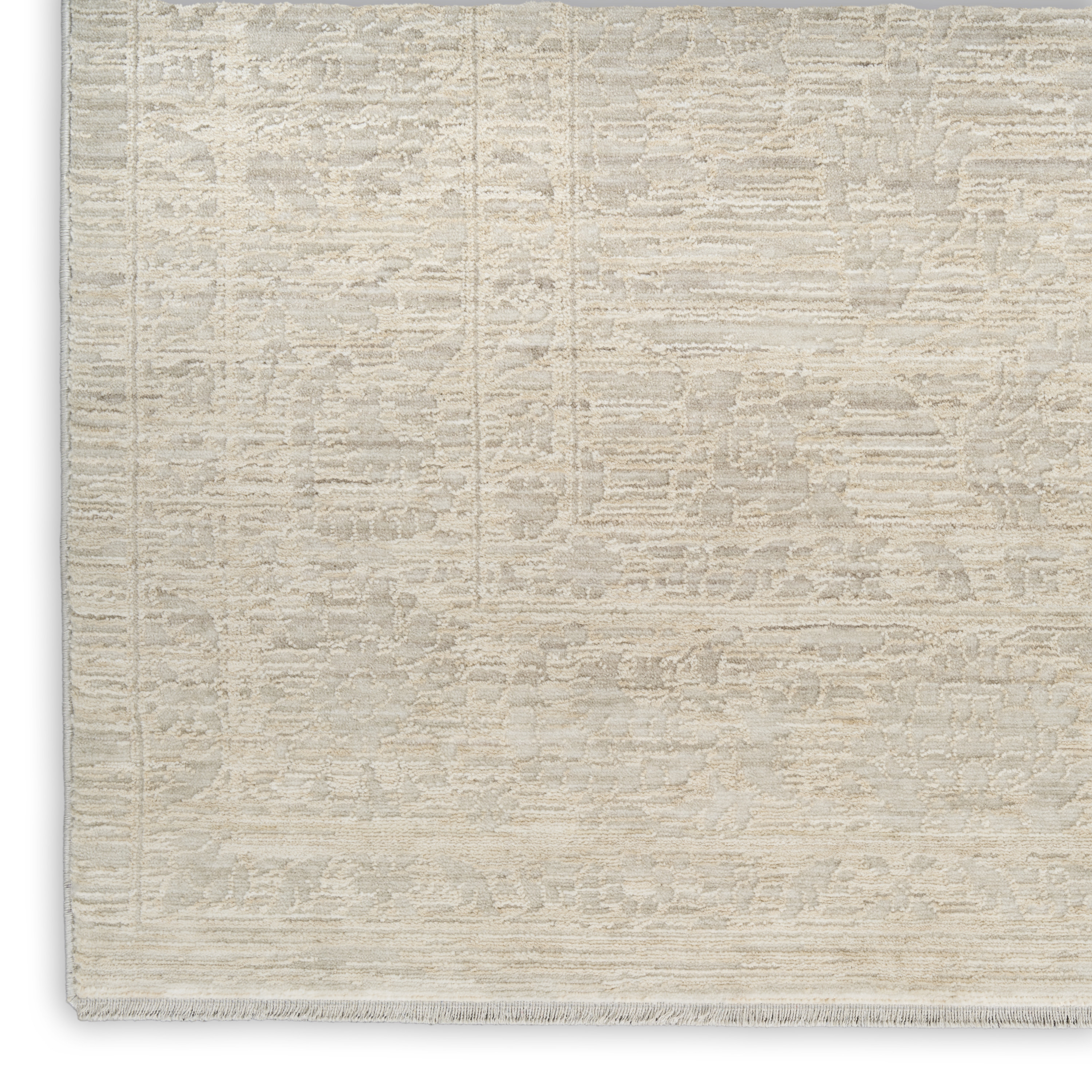 Nourison Shadows 9' x 12' Ivory Grey Vintage Indoor Rug