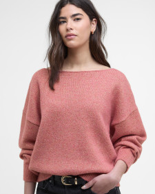 Maglione con scollo a barca Juliana Raspberry