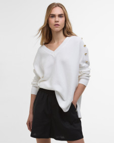 Sierra V-Neck Jumper Neutral