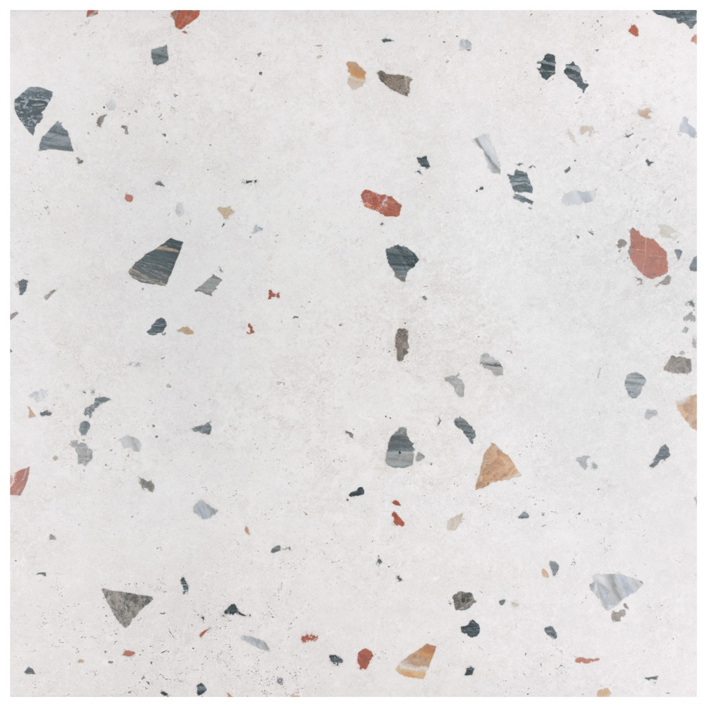 Sonar White 25-5/8 in. x 25-5/8 in. Porcelain Floor and Wall Tile