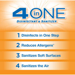 Clorox, Disinfectant & Sanitizer, Citrus, Aerosol, Air Freshener, 14 oz Aerosol Can