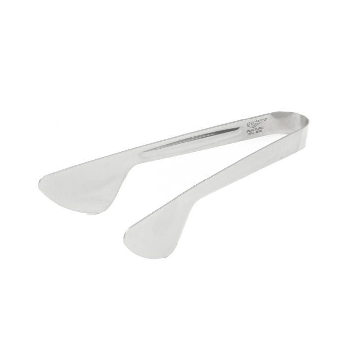 8-inch-long stainless steel pastry tongs