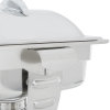 4.1-quart Maximillian Steel™ rectangular half-size chafer