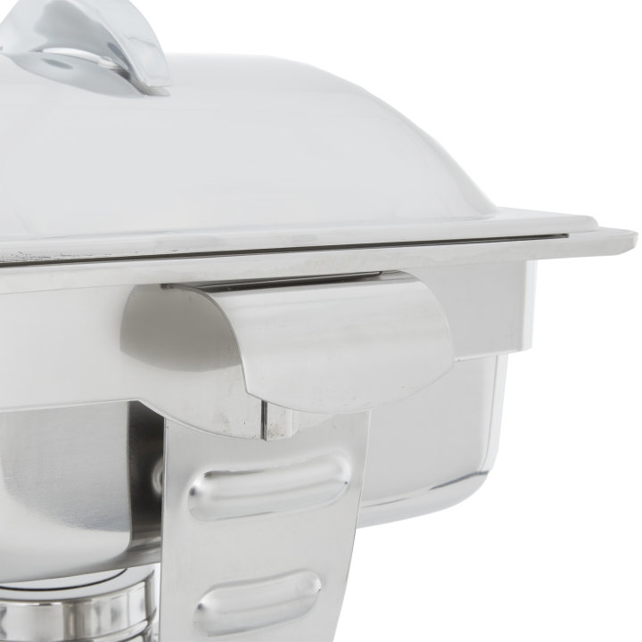 4.1-quart Maximillian Steel™ rectangular half-size chafer