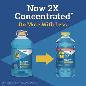 Clorox, CloroxPro Pine-Sol Multi-Surface Cleaner Concentrated, Sparkling Wave Scent,  80 oz Bottle