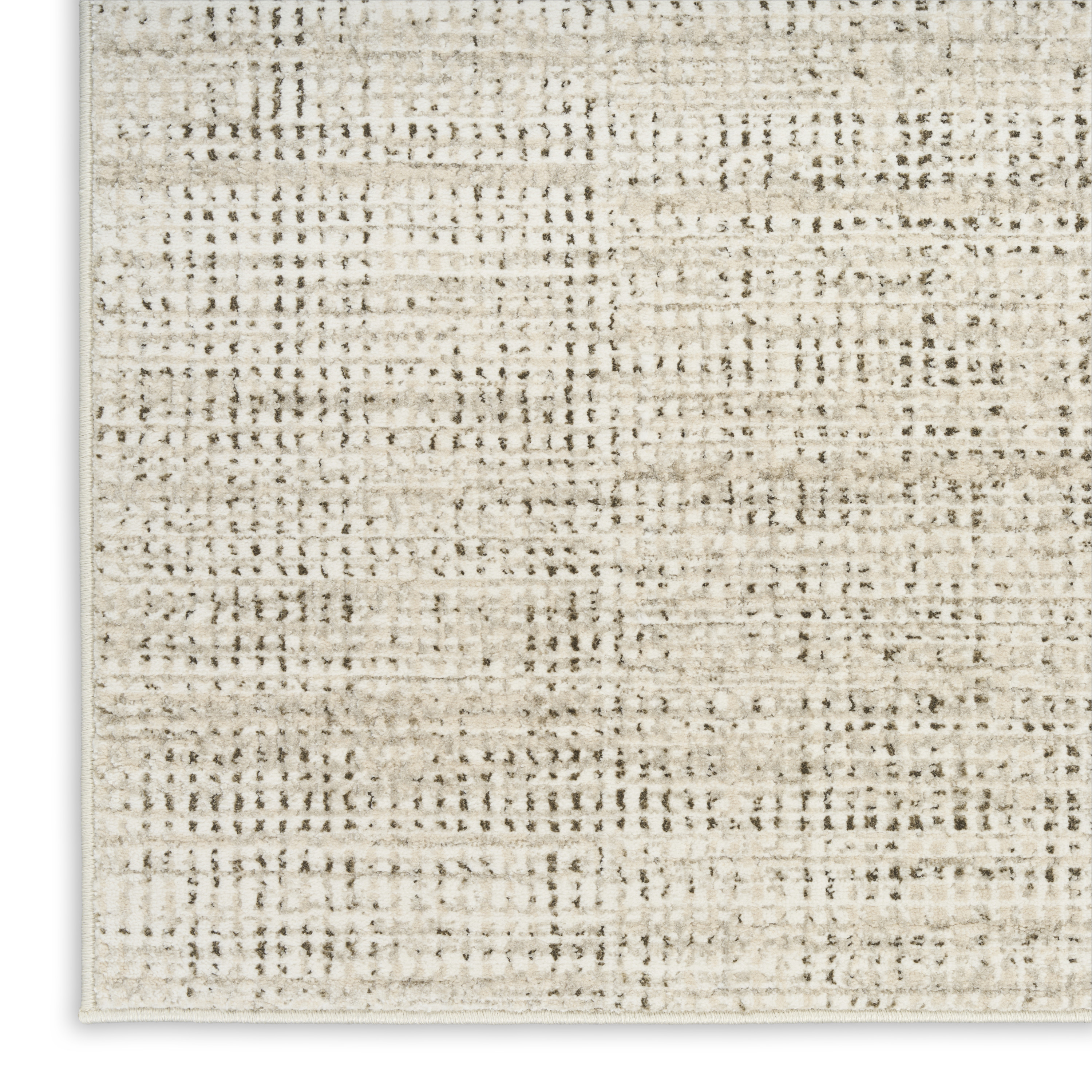 Nourison Soft Structure 7'10" x 9'10" Beige Modern Indoor Rug