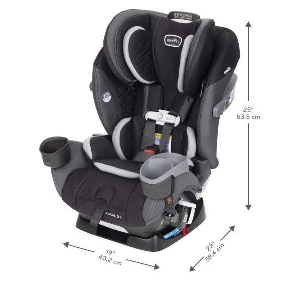 All4One DLX All-In-One Convertible Car Seat With SensorSafe Specifications