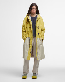 Evie Showerproof Parka Limeade/Light Sand
