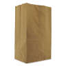 General, Squat Paper Grocery Bags, 57 lb Capacity, 1/8 BBL, 10.13" x 6.75" x 14.38", Kraft