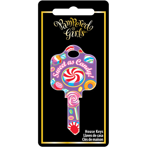 Pampered Girls Sweet as Candy Key Blank Kwikset 66/97 KW1/10