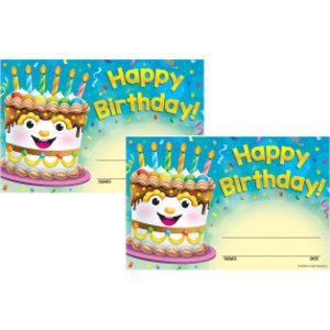 2-Pack Happy Birthday Cake Awards