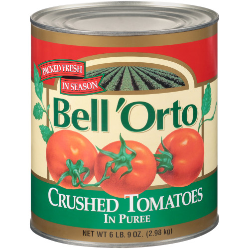 BELL ORTO Crushed Tomato in Puree, 105 oz. Can (Pack of 6)