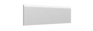 Maiolica Tender Gray 3×10 Bullnose Glossy
