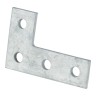Superstrut Electrogalvanized Steel 90-Degree Flat Corner Plate
