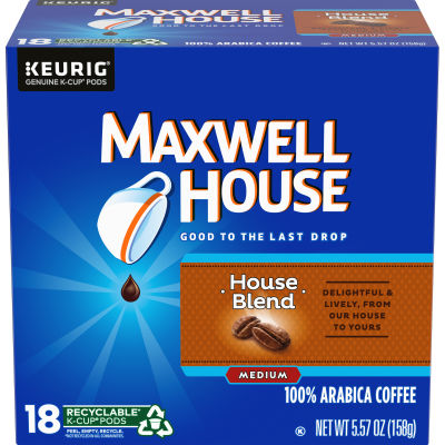 Maxwell House House Blend Coffee K-Cup Pods 5.57 oz Box
