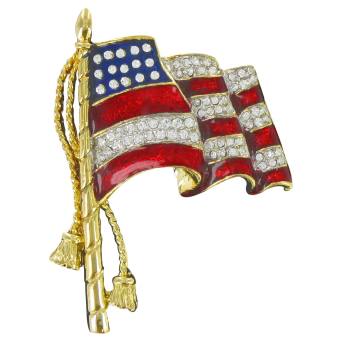 American Flag Pin - 2 1/8
