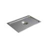 Carlisle, DuraPan, Steam Table Hotel Pan Handled Cover Full-Size, Chrome