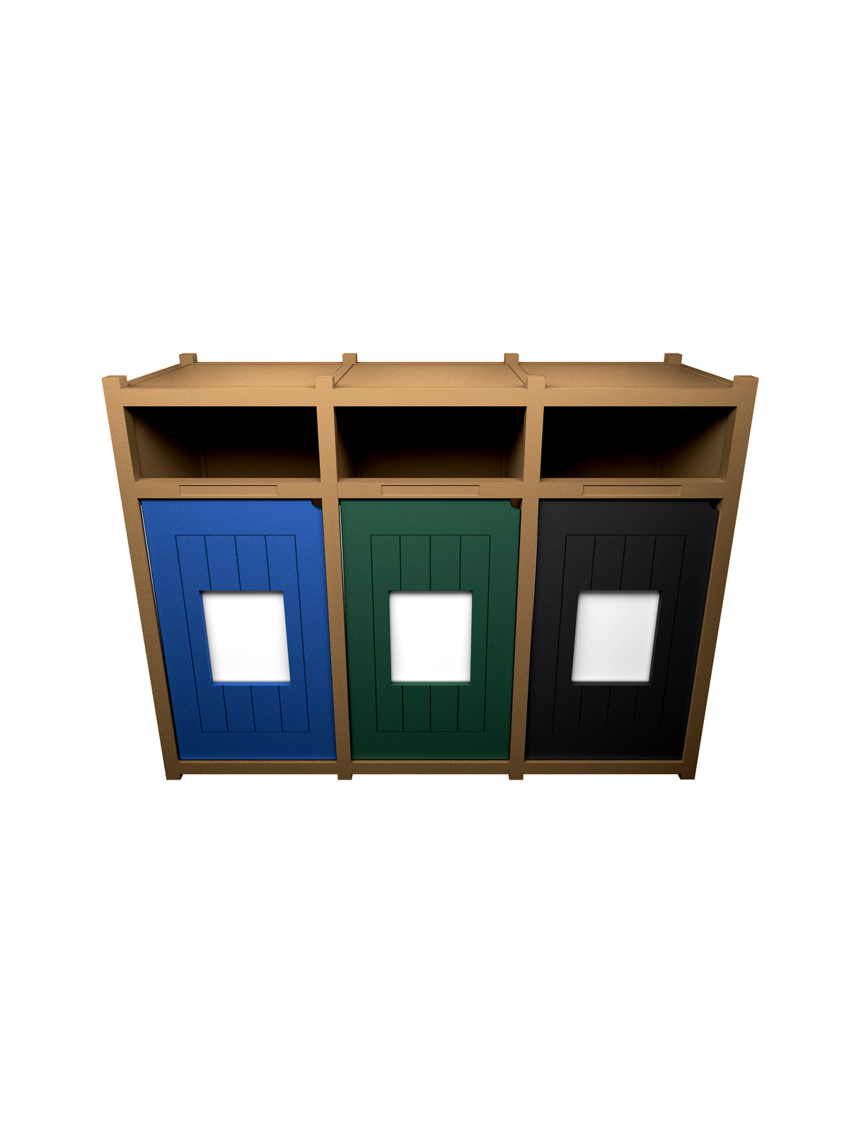 VISION – Triple – Unit – Full – Cedar-Blue-Green-Black