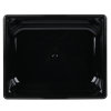 Half-size 2 ½-inch-deep Super Pan® low-temperature plastic pan in black
