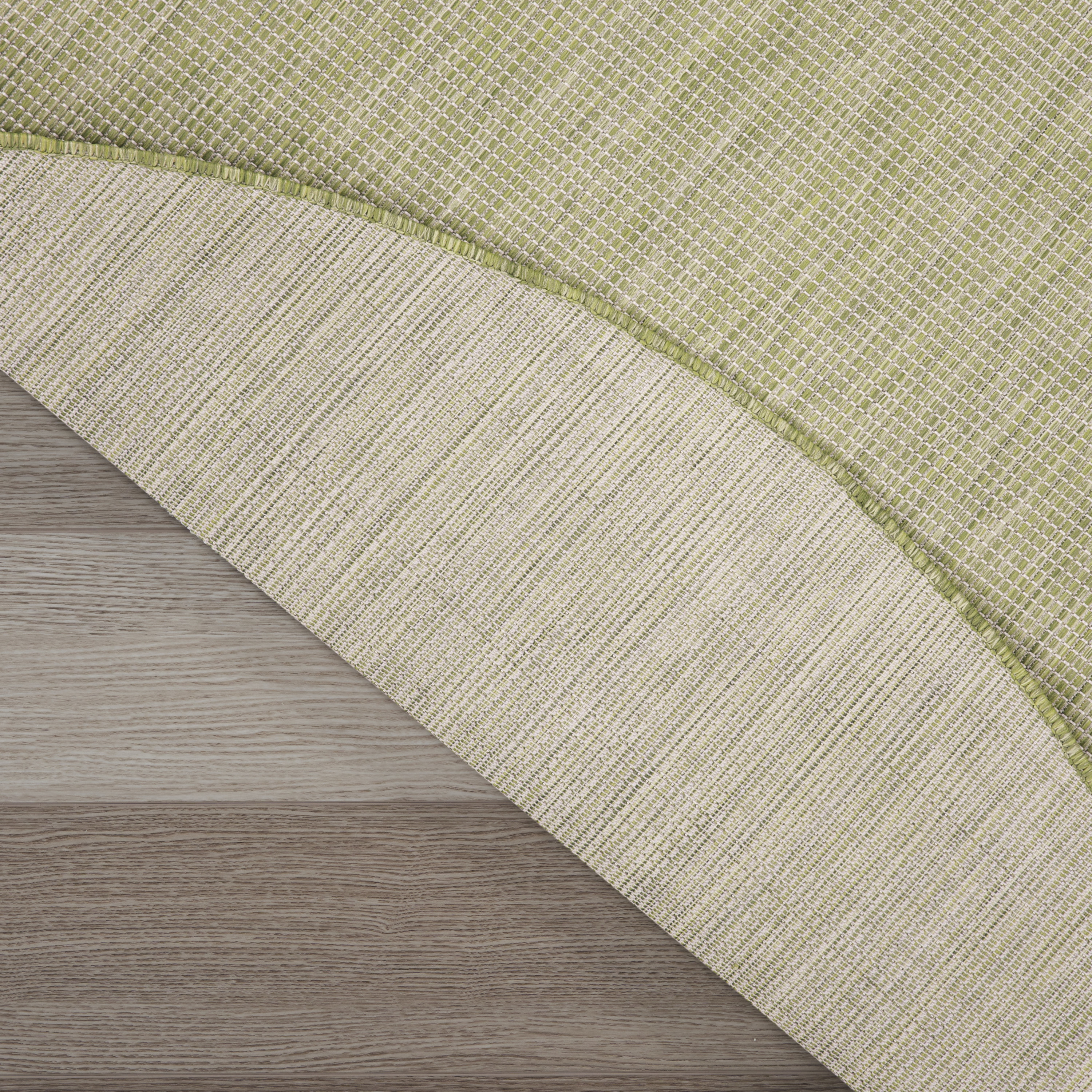 Nourison Positano 8' x Round Green Modern Rug