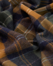Brack Patchwork Tartan Wool Scarf 
