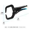 106-12 12-inch C-Clamp Locking Pliers