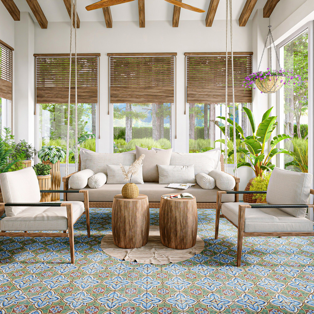 Sample – Harmonia Grove Green Ceramic Floor and Wall Tile