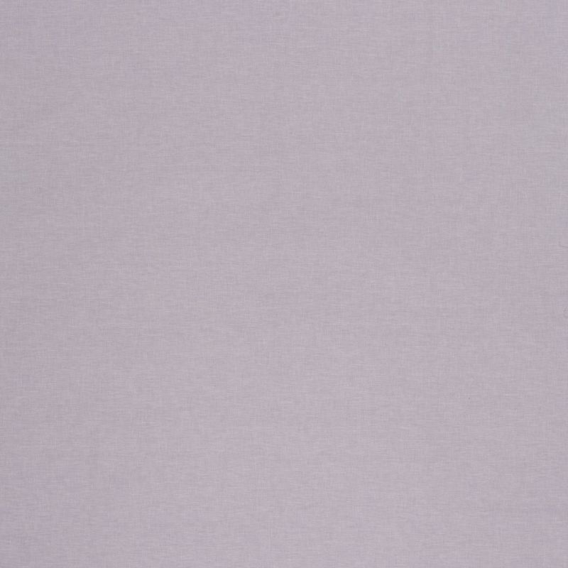 Pale lavender fabric curtain (full-frame, subtle linen texture) â€” closed â€” diffusing soft, even light in a neutral, minimal interior.
