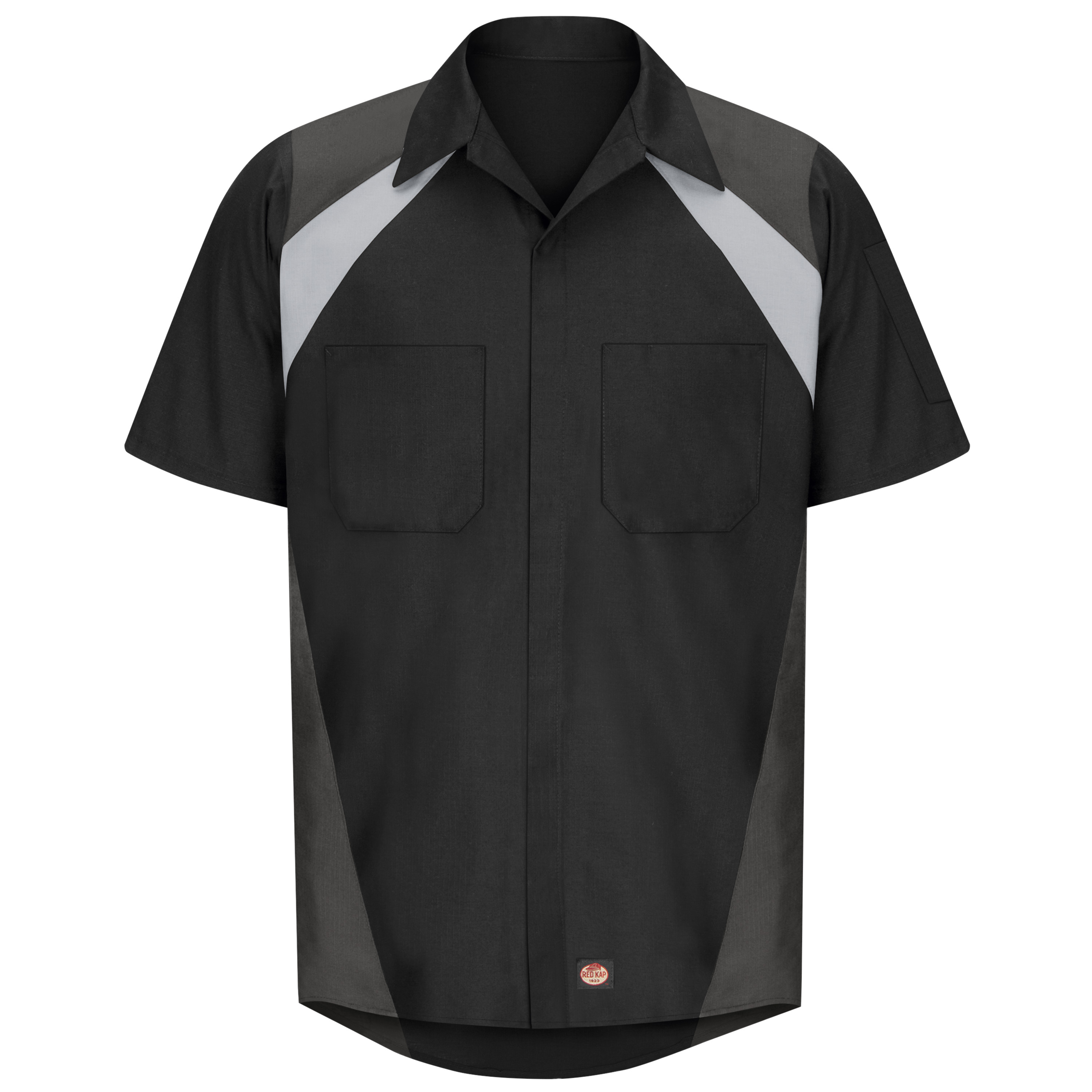 Camisa de tienda tricolor de manga corta Red Kap para hombre - Imagen 7 de 16