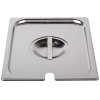 Half-size Super Pan V® slotted stainless steel cover