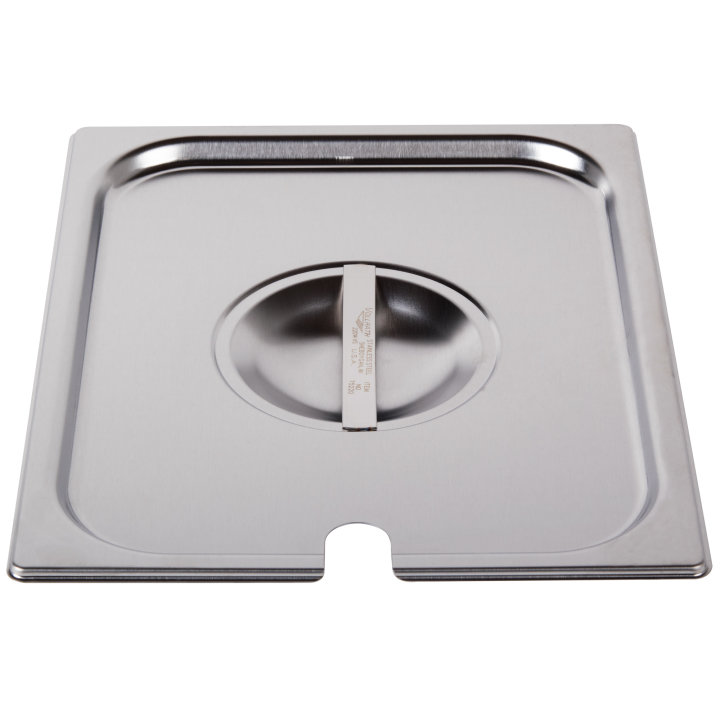 Half-size Super Pan V® slotted stainless steel cover