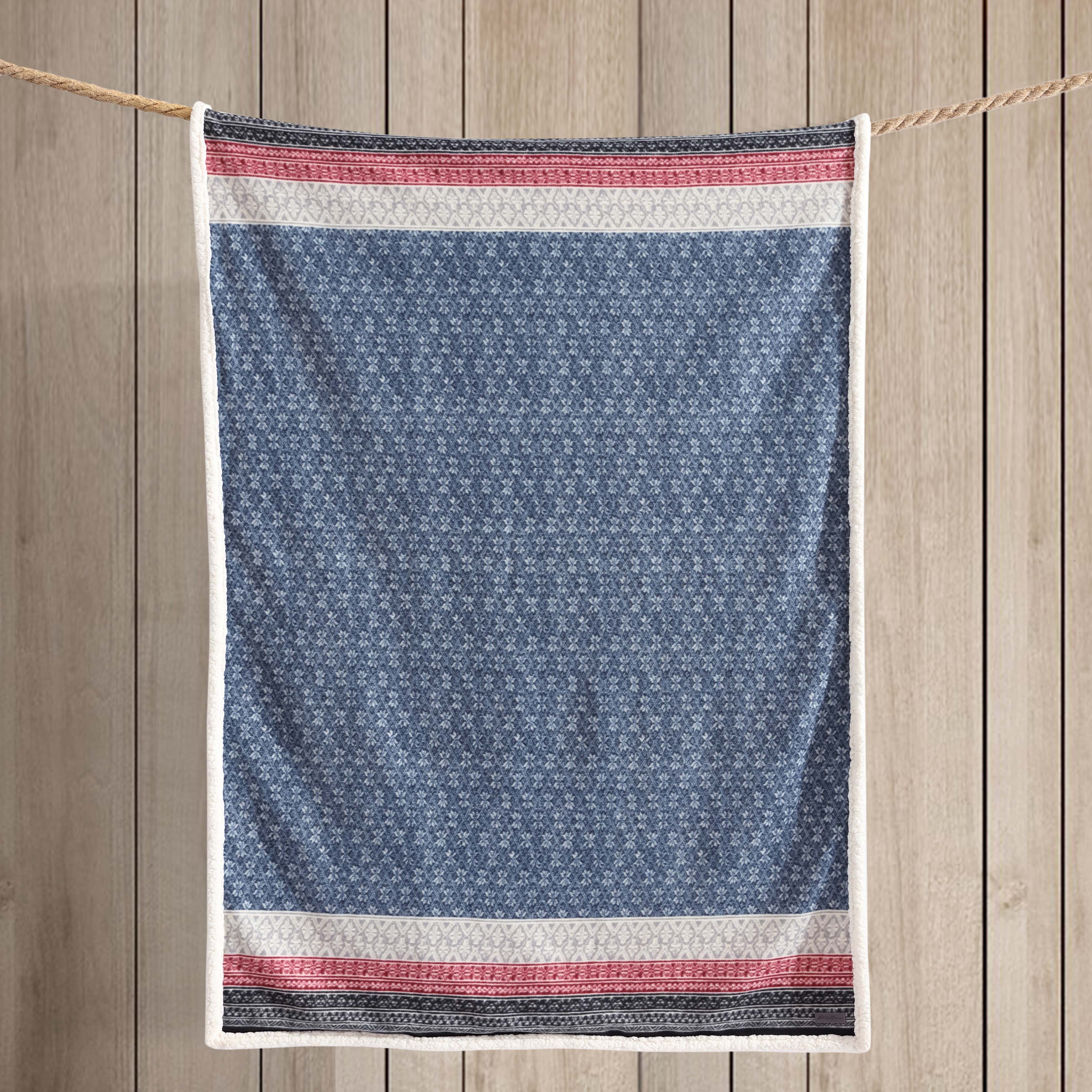 Eddie Bauer Plush-Fleece Throw Blanket