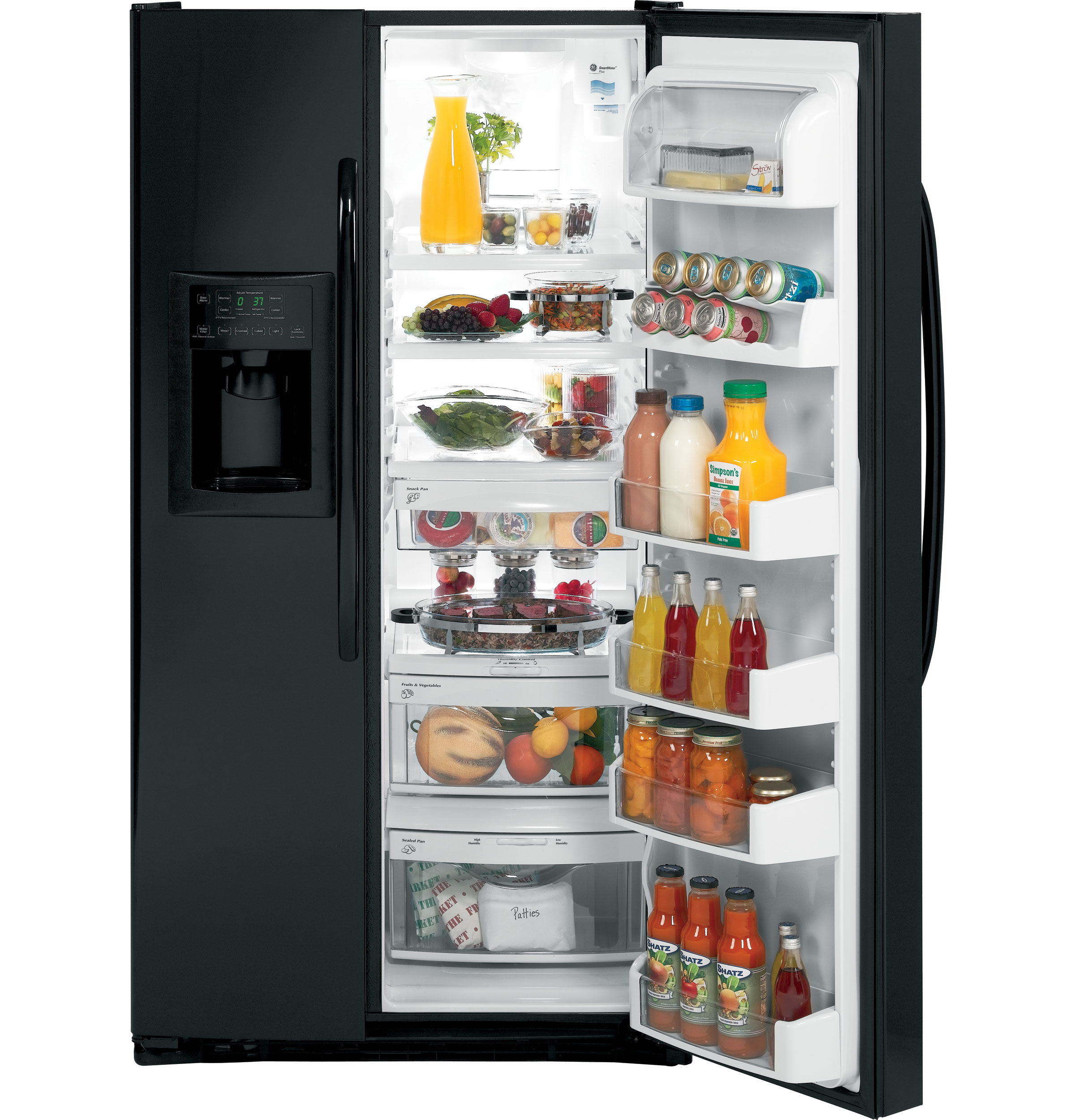 GE® ENERGY STAR® 23.1 Cu. Ft. Side-By-Side Refrigerator with Dispenser