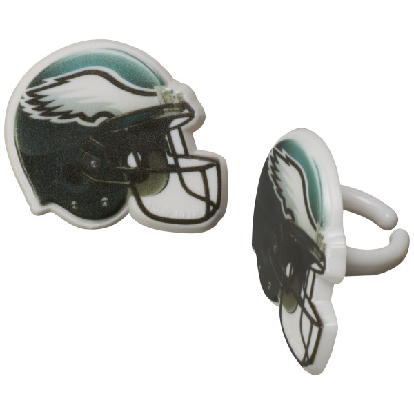 NFL Team Helmet Cupcake Rings