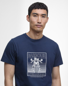 T-shirt con stampa Track 