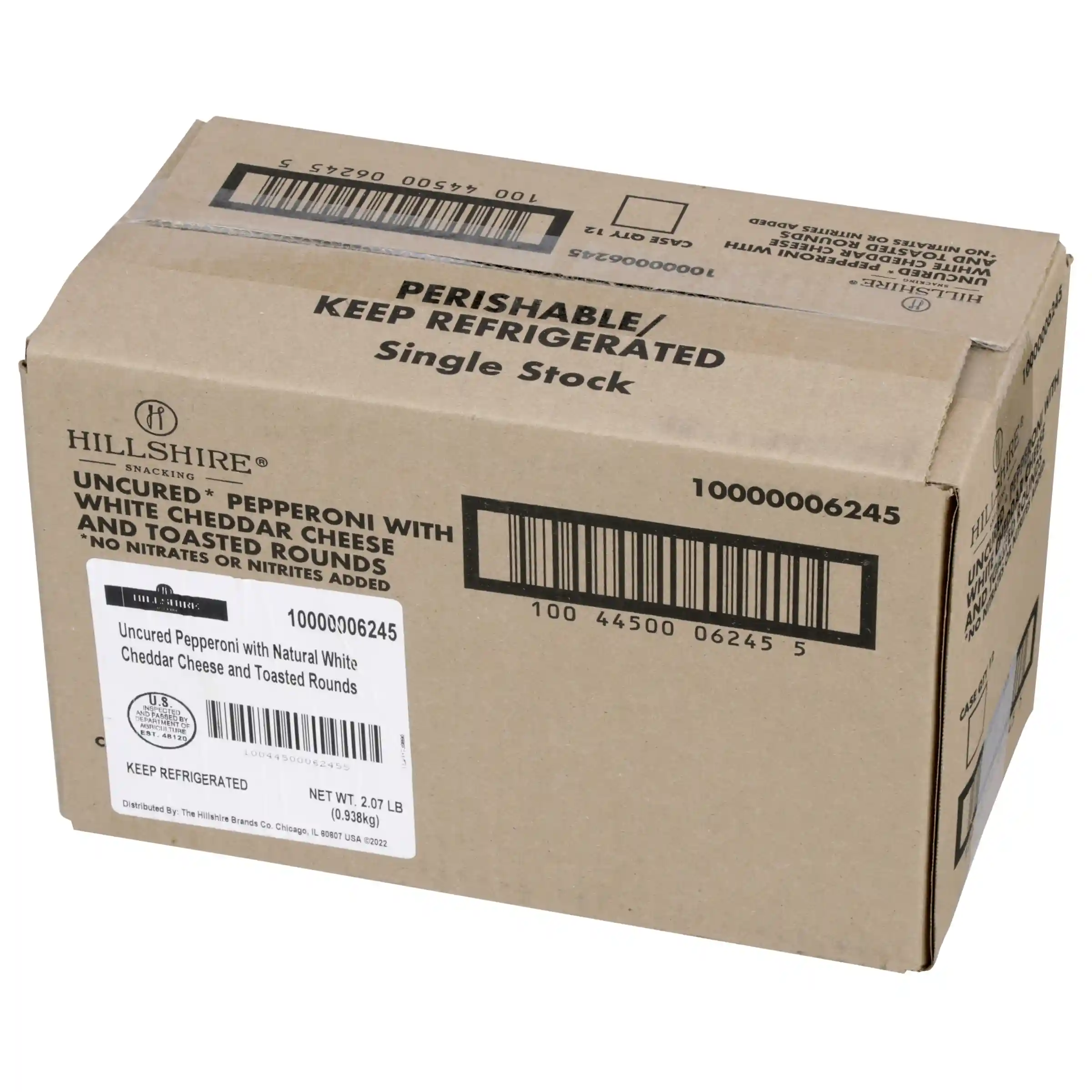 Hillshire® Snacking Small Plates, All Natural* Uncured Pepperoni Deli Lunch Meat with Natural* White Cheddar Cheese, 2.76 oz  _image_4