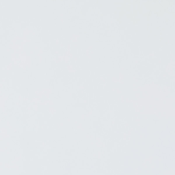 Square plain fabric sample in snowy white.