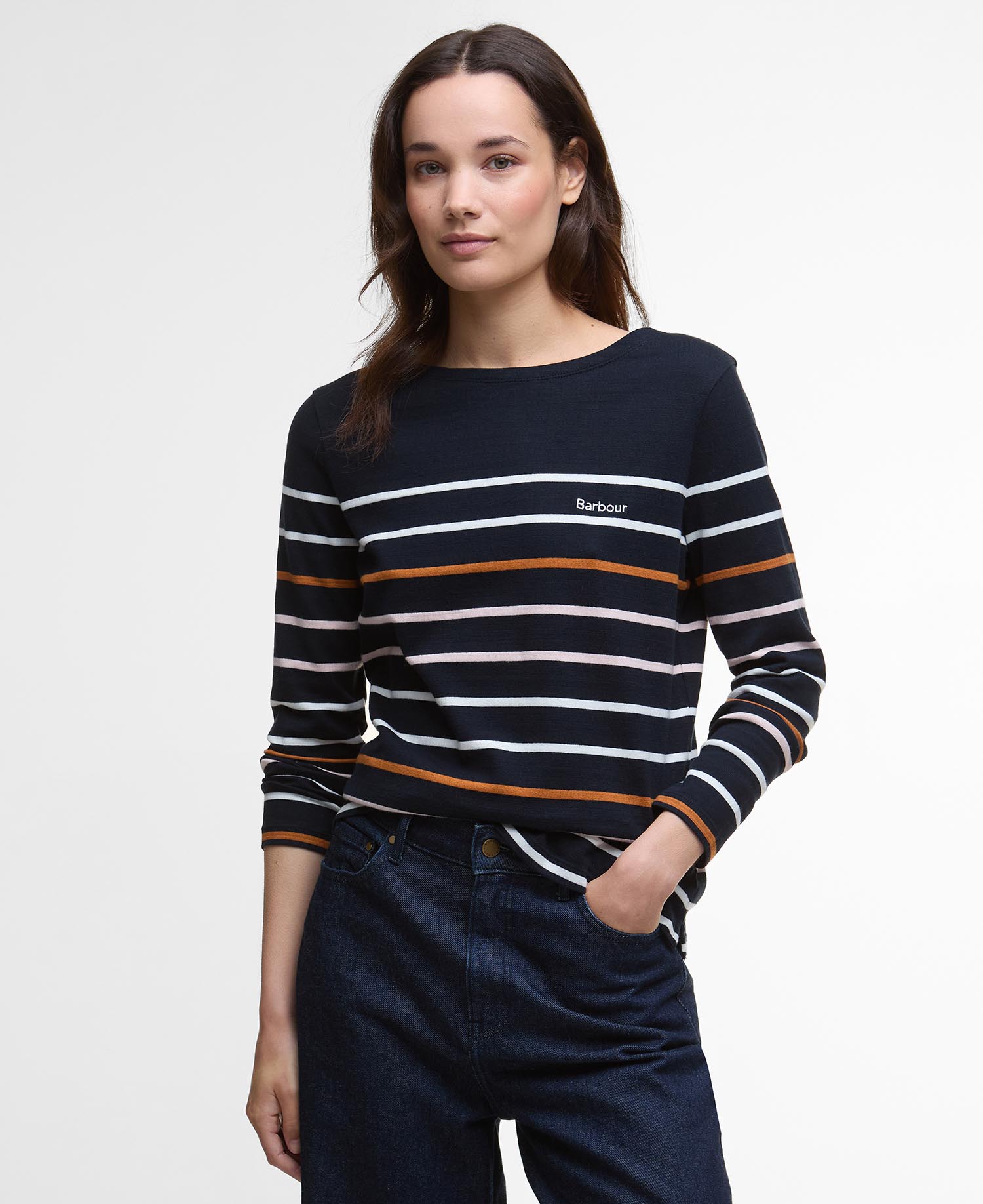 Hawkins Striped Long-Sleeved T-Shirt image number 0