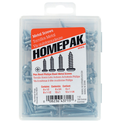 HOMEPAK PHP Sheet Metal Screws Assortment