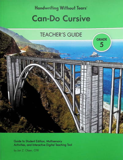 Handwriting Without Tears Can-Do Cursive 2025 Edition Teacher's Guide