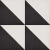 Scenario Nero 8×8 Triangle Decorative Tile Matte