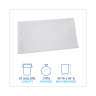 Boardwalk,  LLDPE Liner, 45 gal Capacity, 40 in Wide, 46 in High, 0.9 Mils Thick, White