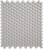 Skyline French Gray 12×12 Penny Round Mosaic Matte